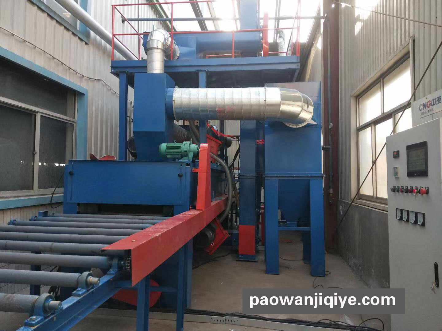 無地坑輥道式拋丸機產品圖片